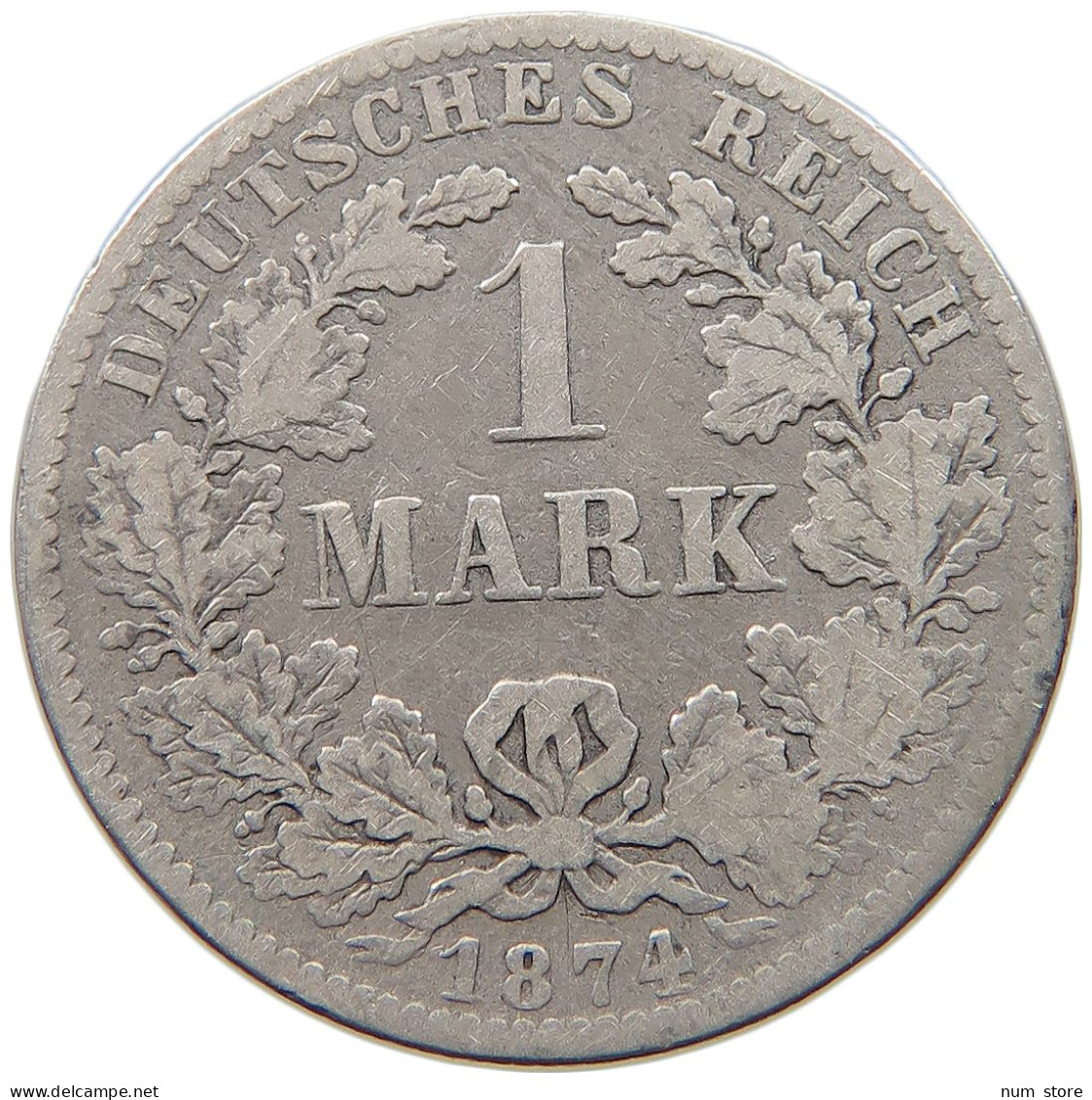 KAISERREICH MARK 1874 B  #a033 0391 - 1 Mark