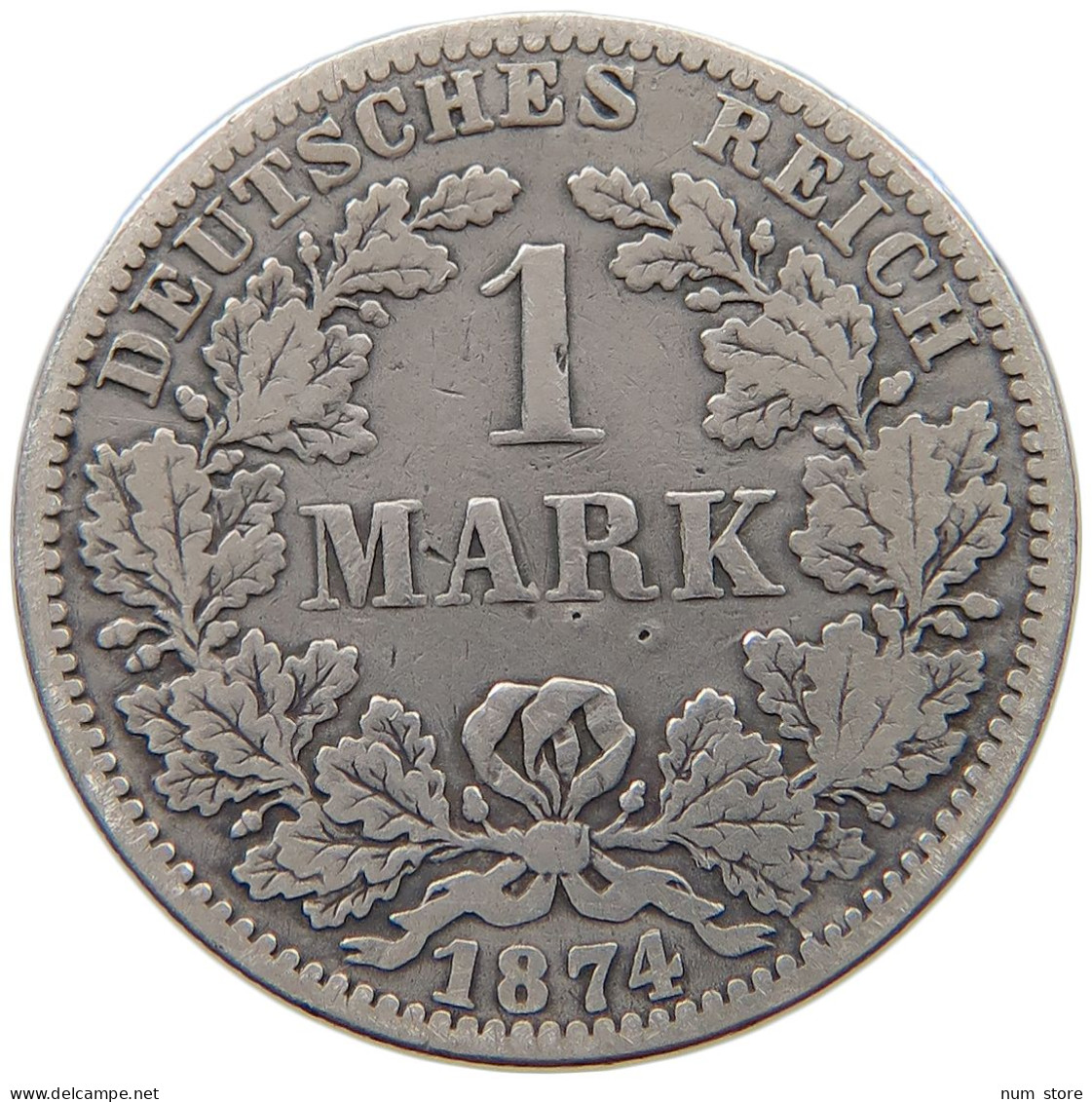 KAISERREICH MARK 1874 A  #a081 0429 - 1 Mark