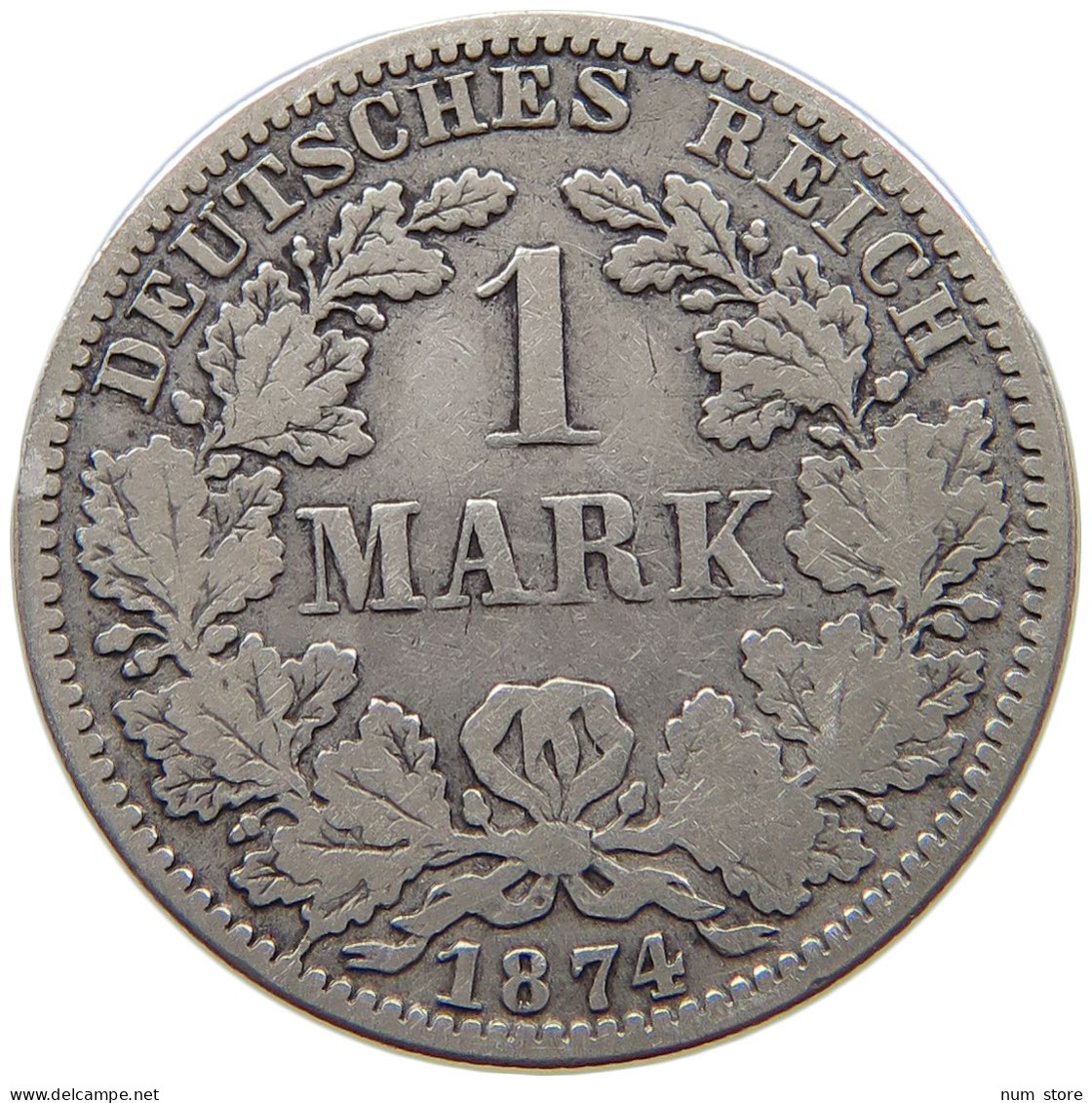 KAISERREICH MARK 1874 A  #a069 0053 - 1 Mark