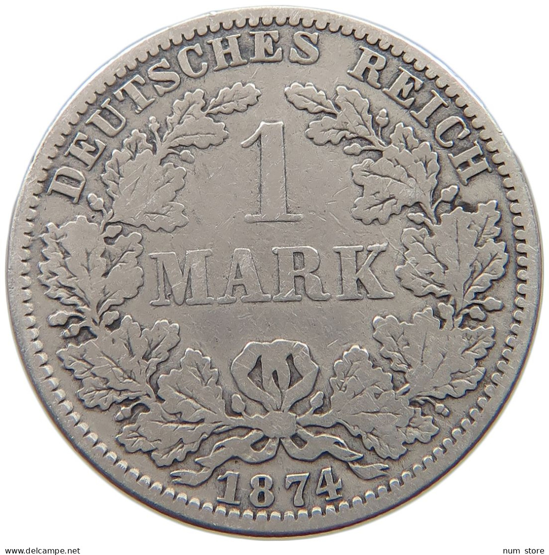 KAISERREICH MARK 1874 A  #a003 0255 - 1 Mark