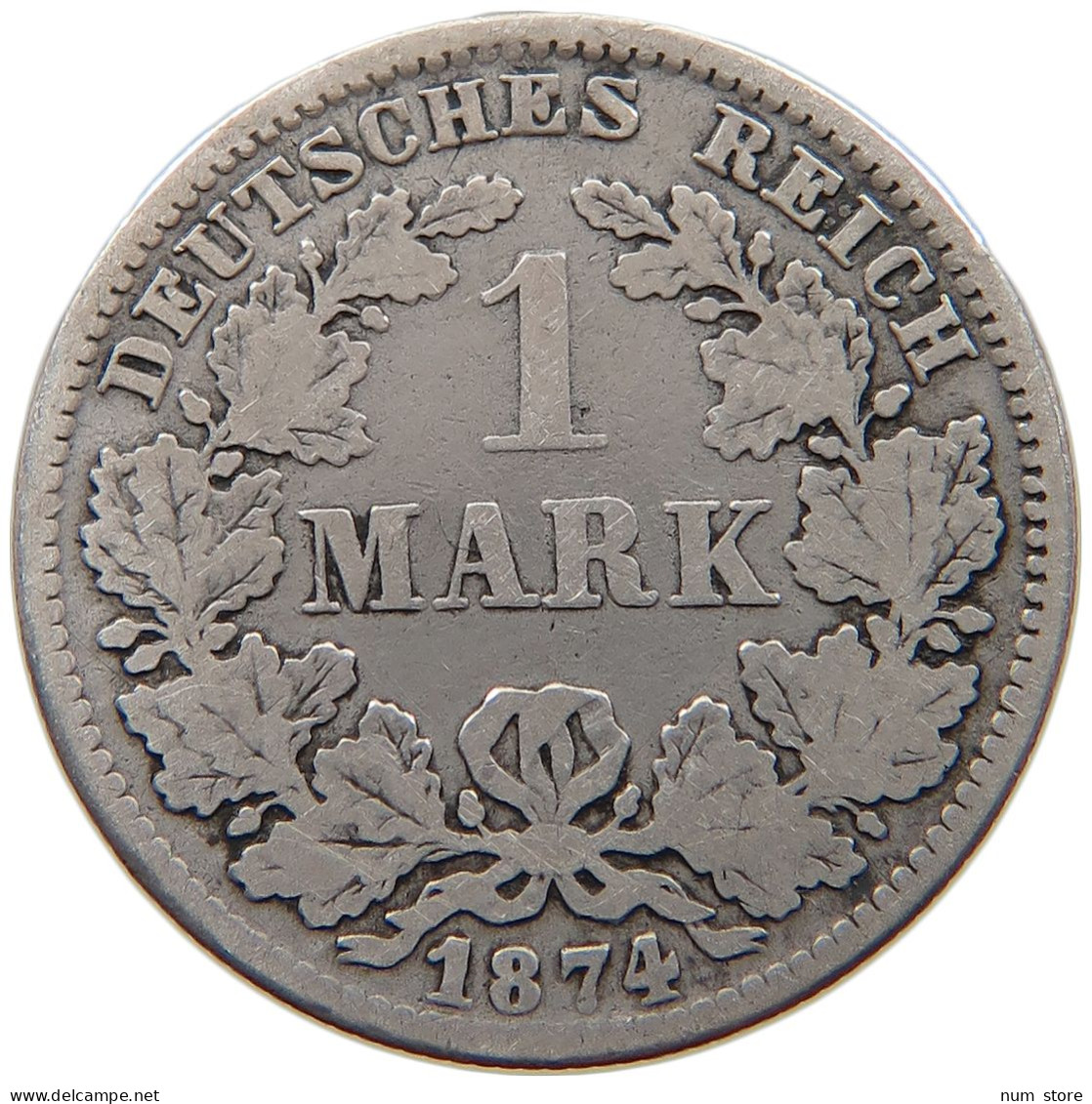 KAISERREICH MARK 1874 E  #a081 0441 - 1 Mark