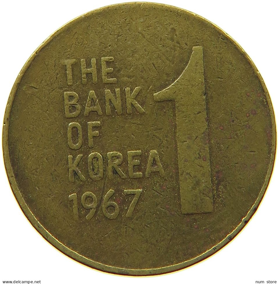 KOREA WON 1967  #s066 0831 - Corea Del Sud