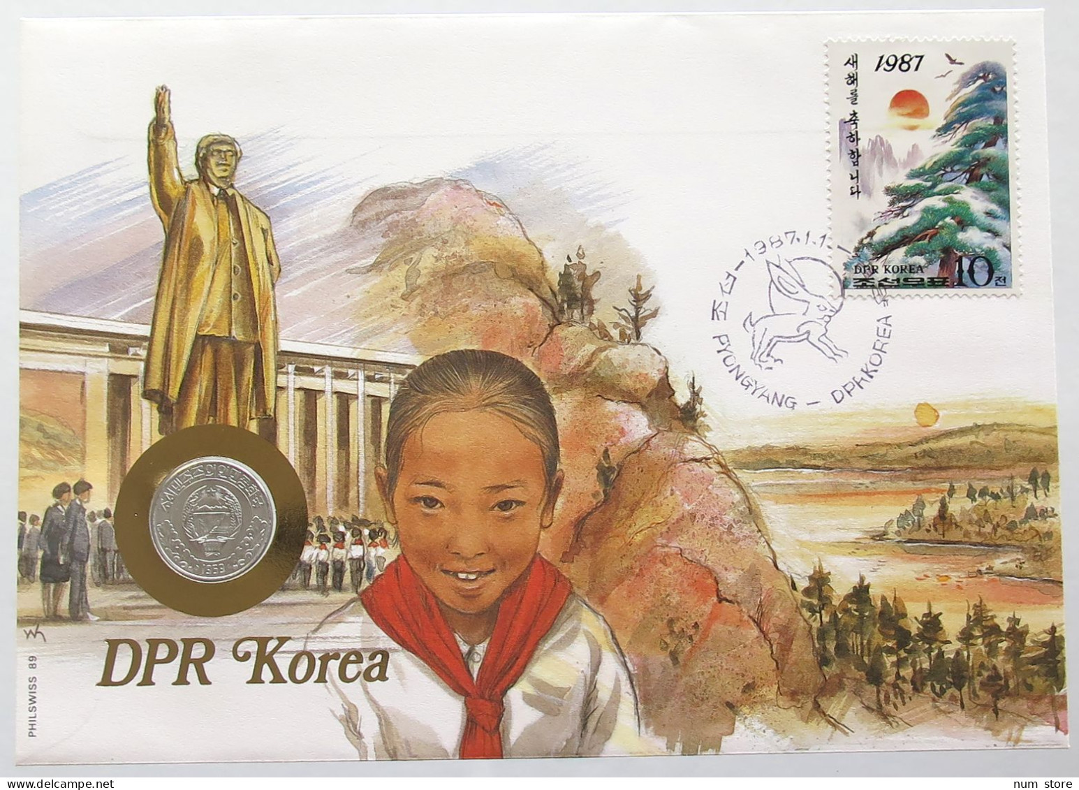 KOREA NORTH STATIONERY 10 WON 1959  #bs18 0003 - Corée Du Sud