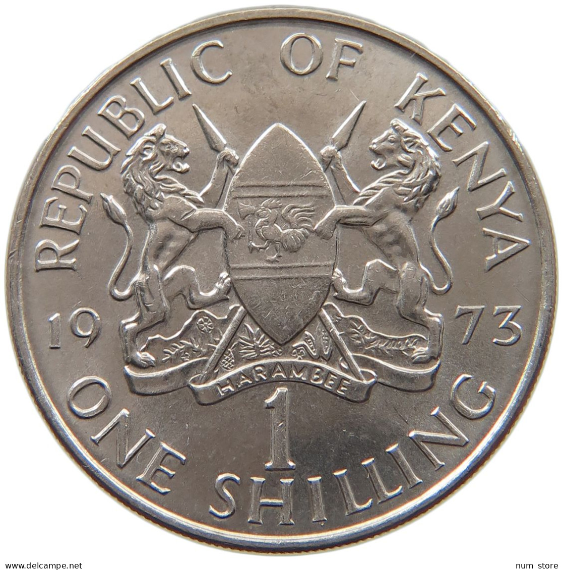 KENYA SHILLING 1973  #c077 0331 - Kenia