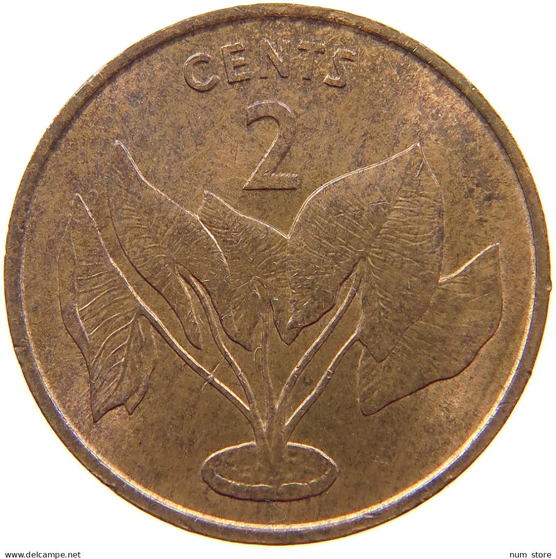 KIRIBATI 2 CENTS 1979  #s062 0211 - Kiribati