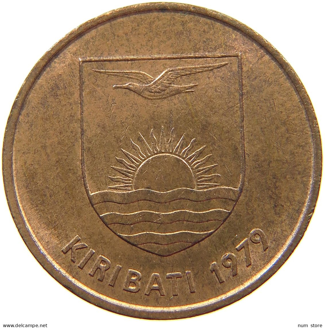 KIRIBATI 2 CENTS 1979  #s062 0211 - Kiribati