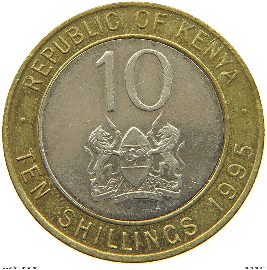 KENYA 10 SHILLINGS 1995  #a033 0897 - Kenya