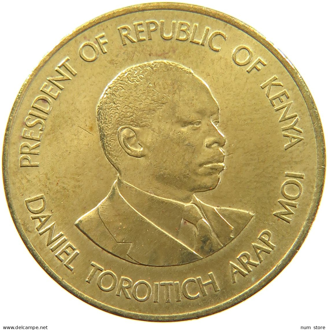 KENYA 10 CENTS 1980 OFF-CENTER #a047 0049 - Kenia