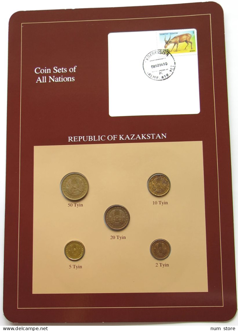 KAZAKHSTAN SET 1993 FRANKLIN MINT #bs09 0017 - Kazajstán