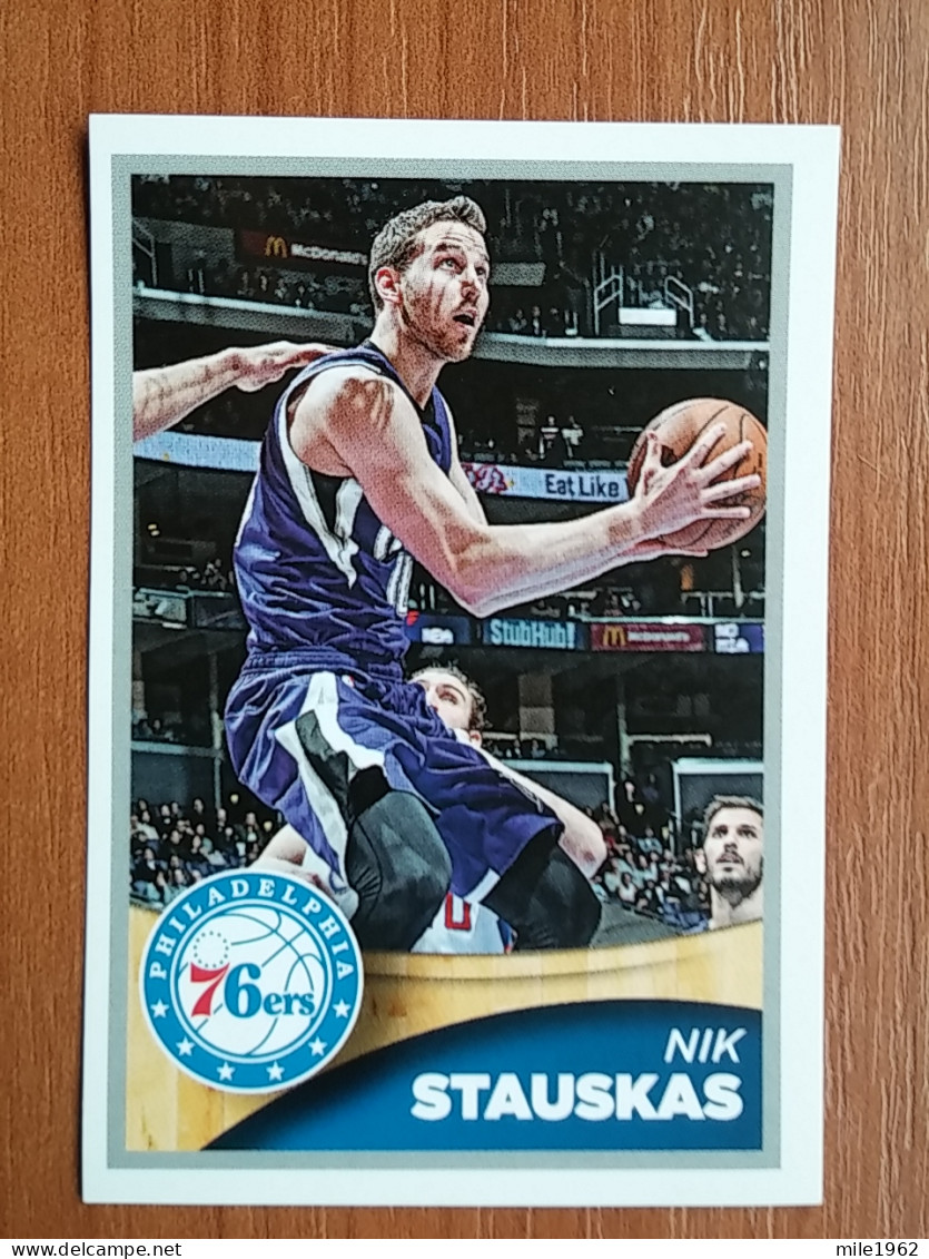 ST 19 - NBA SEASONS 2015-16, Sticker, Autocollant, PANINI, No 60 Nik Stauskas Philadelphia 76ers - Libros