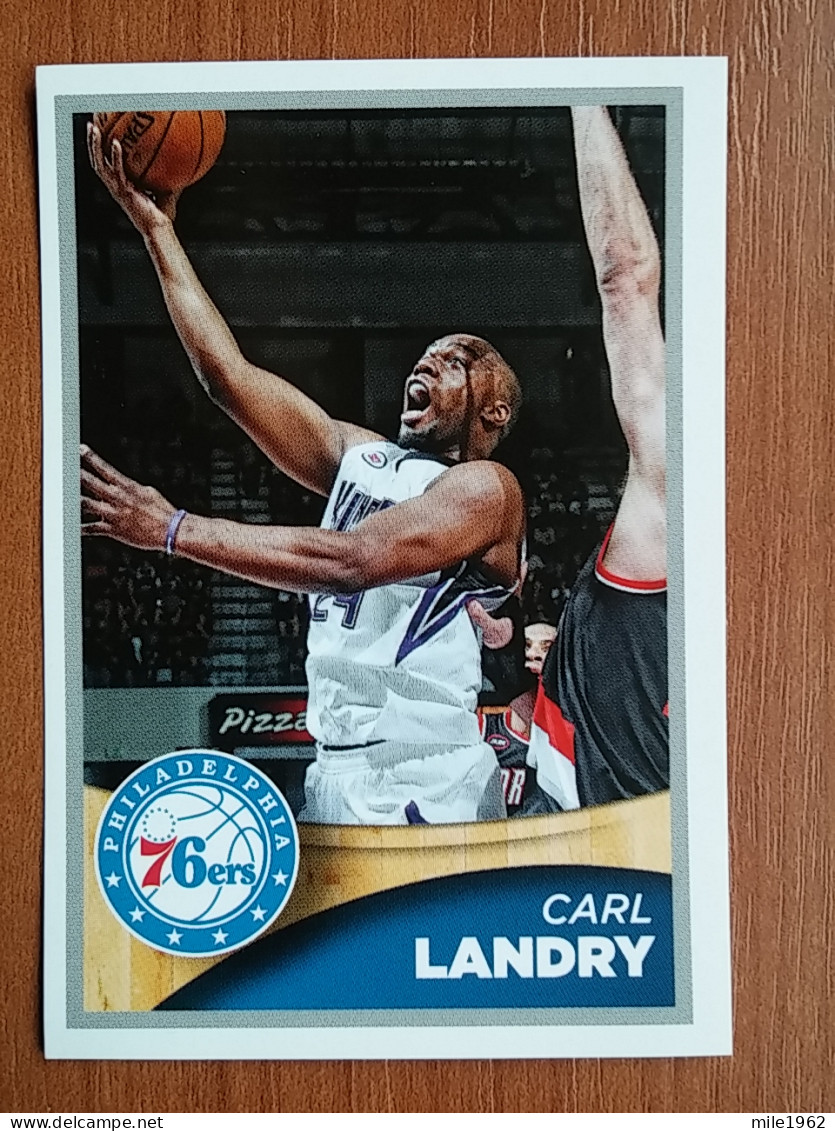 ST 19 - NBA SEASONS 2015-16, Sticker, Autocollant, PANINI, No 59 Carl Landry Philadelphia 76ers - Livres