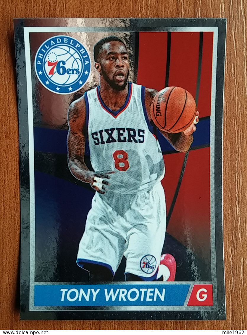 ST 19 - NBA SEASONS 2015-16, Sticker, Autocollant, PANINI, No 49 Tony Wroten Philadelphia 76ers - Libri