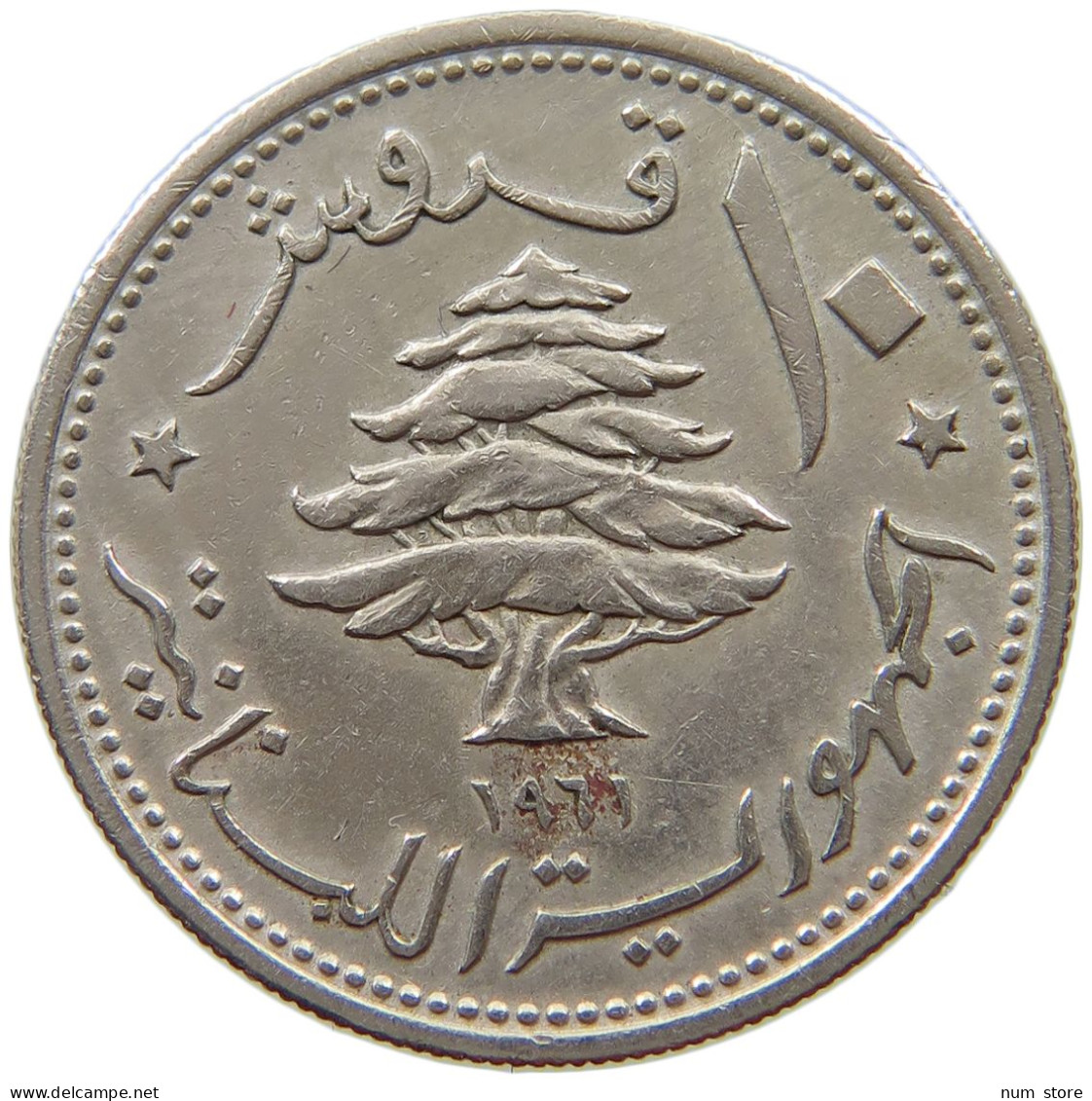 LEBANON 10 PIASTRES 1961  #a018 0229 - Lebanon