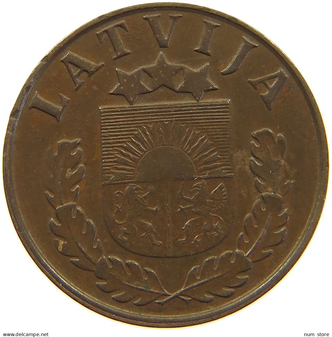 LATVIA SANTIMS 1939  #c065 0069 - Latvia