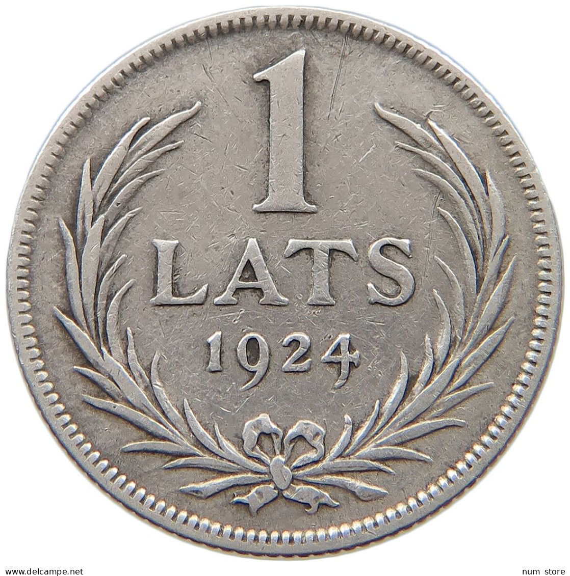 LATVIA LATS 1924  #s049 0177 - Latvia