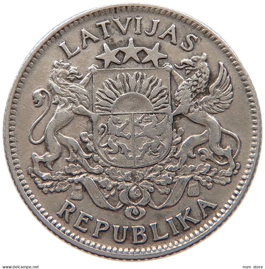 LATVIA LATS 1924  #c070 0311 - Latvia
