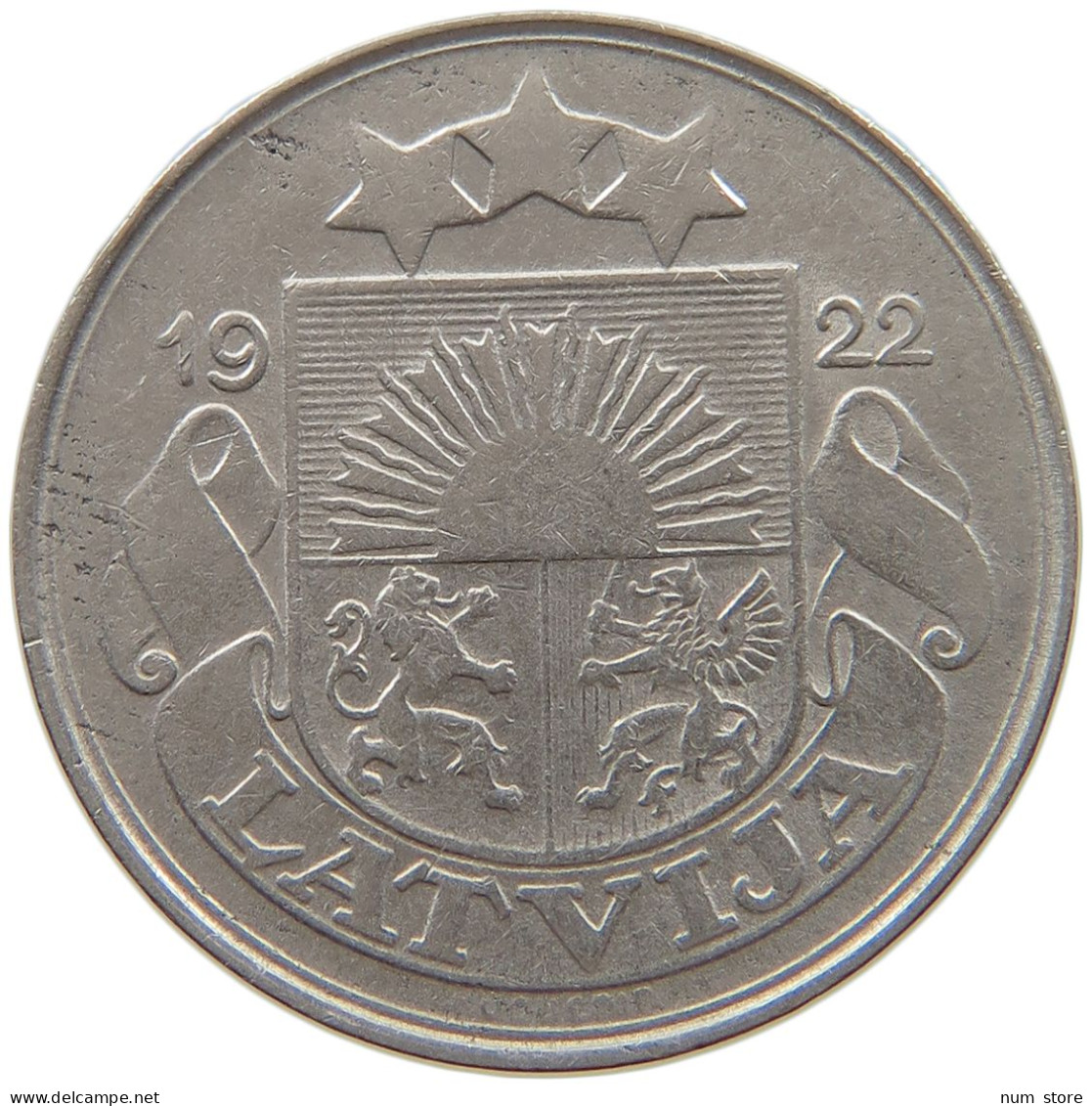 LATVIA 50 SANTIMU 1922  #c049 0159 - Lettonie