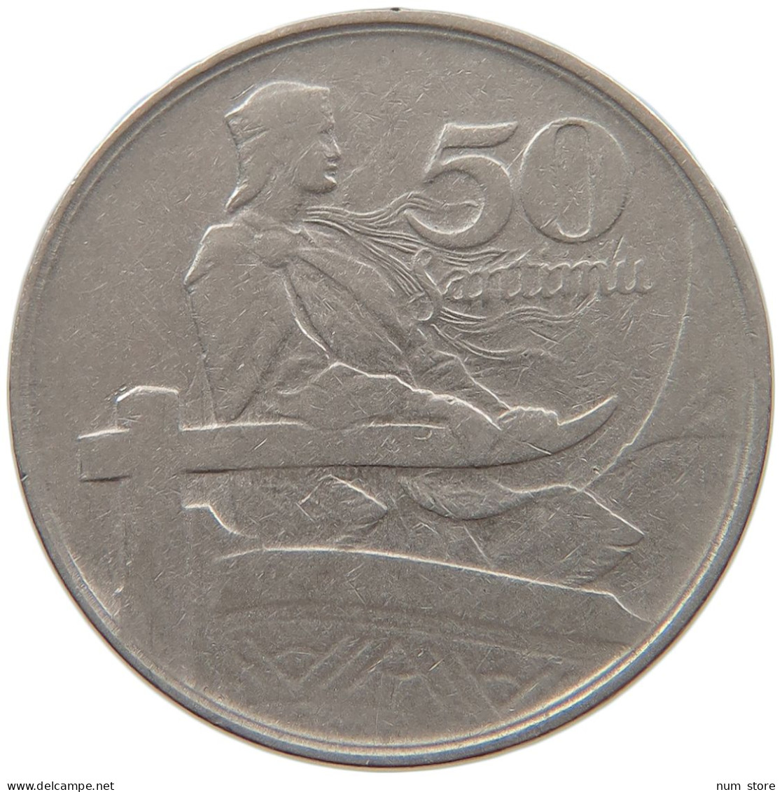 LATVIA 50 SANTIMU 1922  #s021 0025 - Lettonie