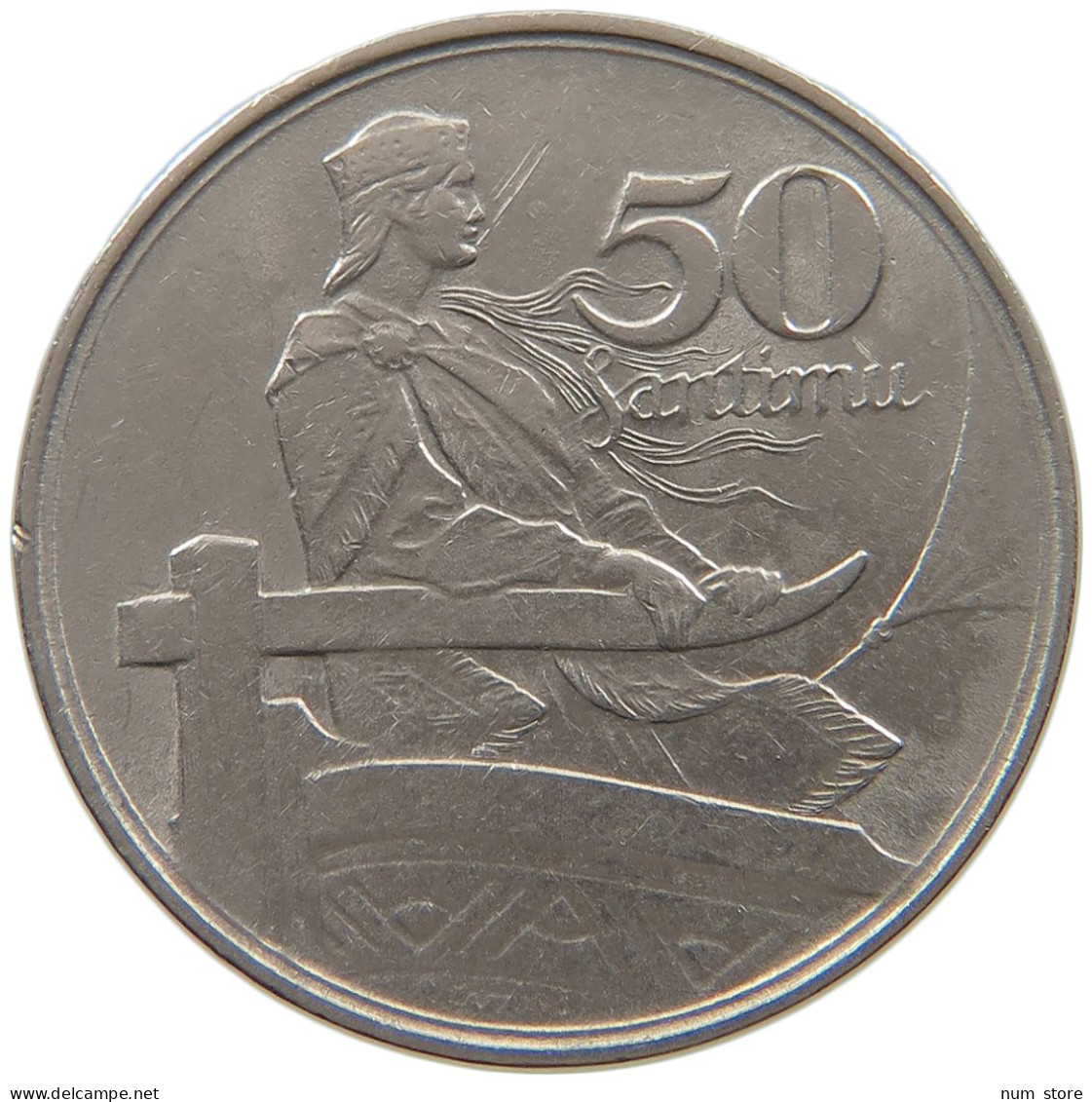 LATVIA 50 SANTIMU 1922  #a079 0465 - Latvia
