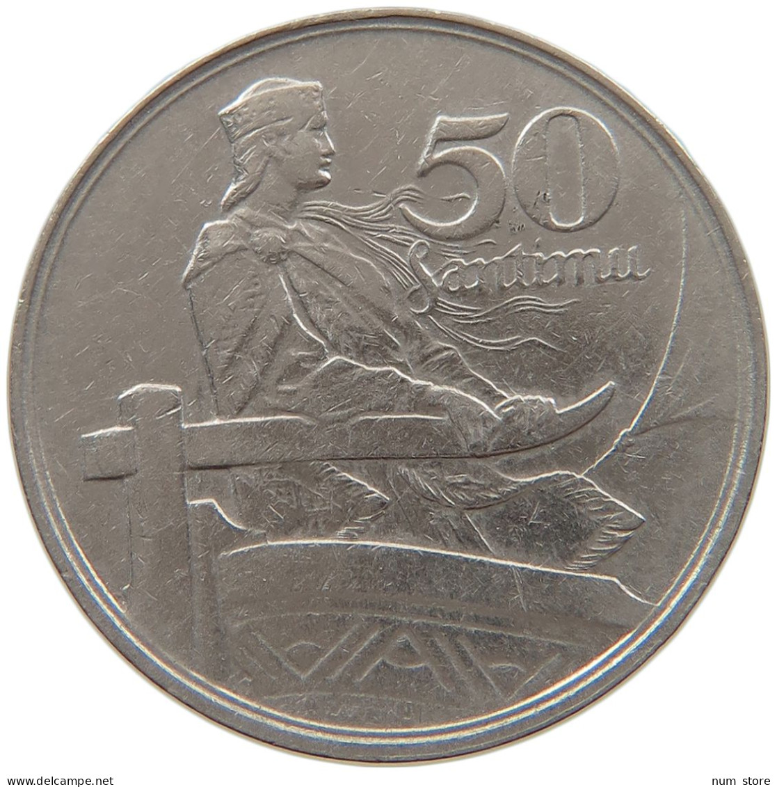 LATVIA 50 SANTIMU 1922  #s014 0189 - Latvia
