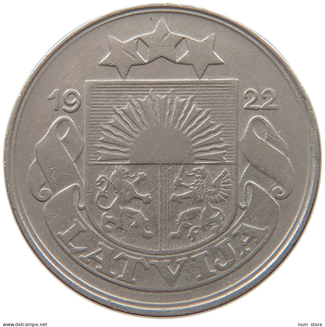 LATVIA 50 SANTIMU 1922  #a056 0047 - Latvia