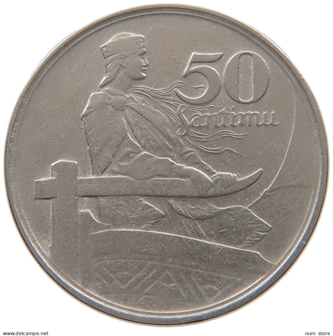 LATVIA 50 SANTIMU 1922  #a045 1149 - Letland