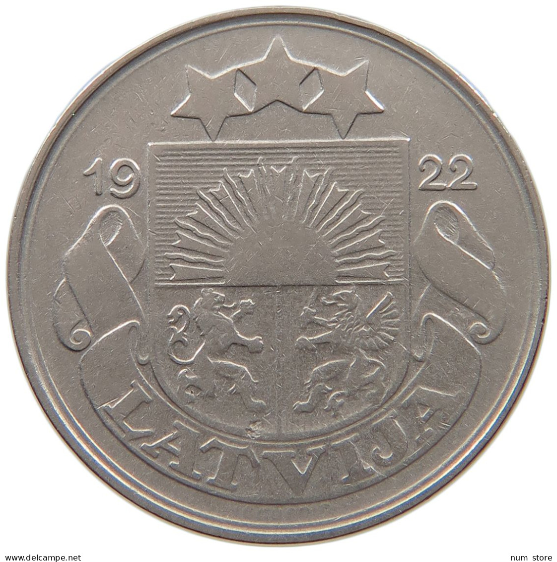 LATVIA 50 SANTIMU 1922  #a045 1149 - Latvia