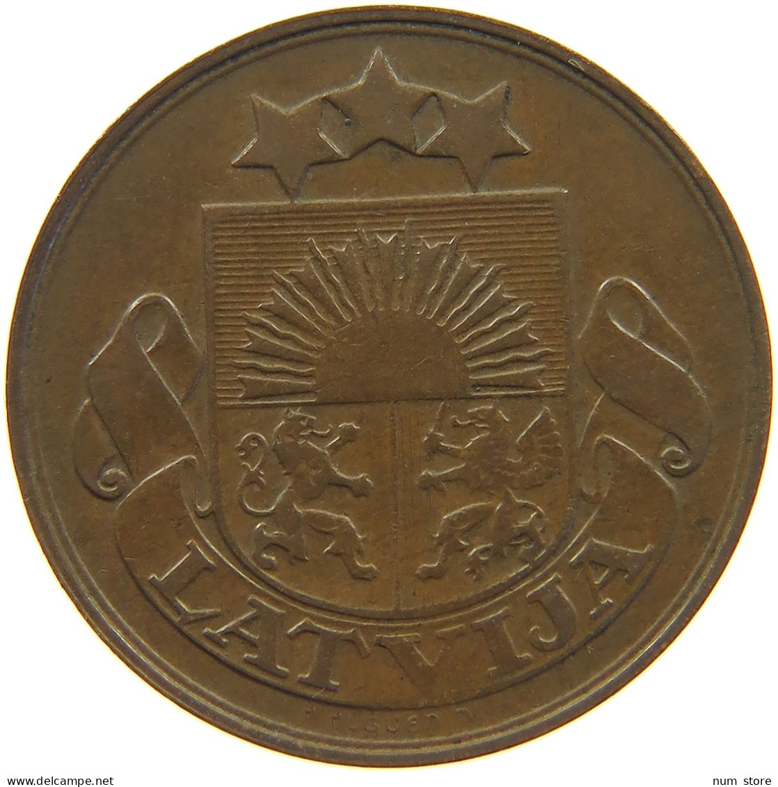 LATVIA 5 SANTIMI 1922  #c016 0387 - Latvia