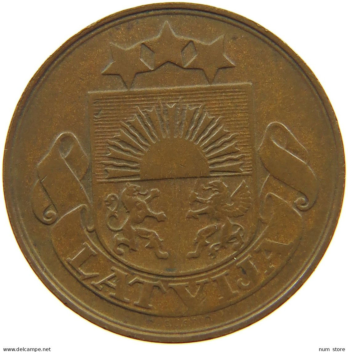 LATVIA 5 SANTIMI 1922  #c010 0271 - Lettonia