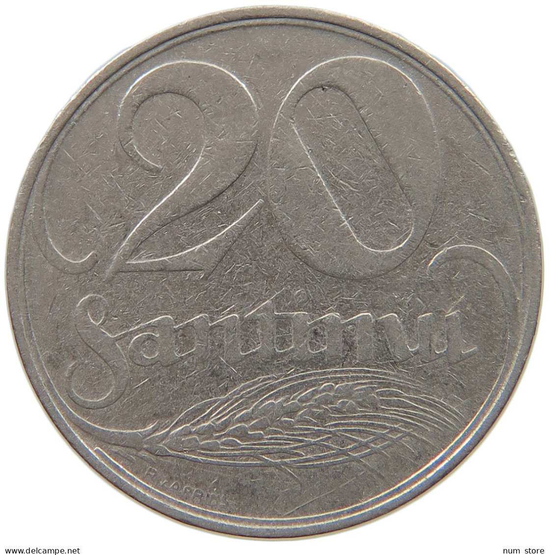 LATVIA 20 SANTIMU 1922  #c017 0427 - Lettonie