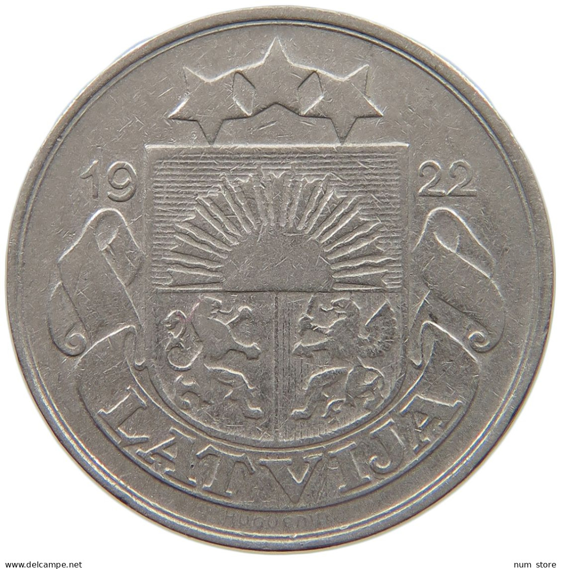 LATVIA 20 SANTIMU 1922  #c017 0427 - Lettonia