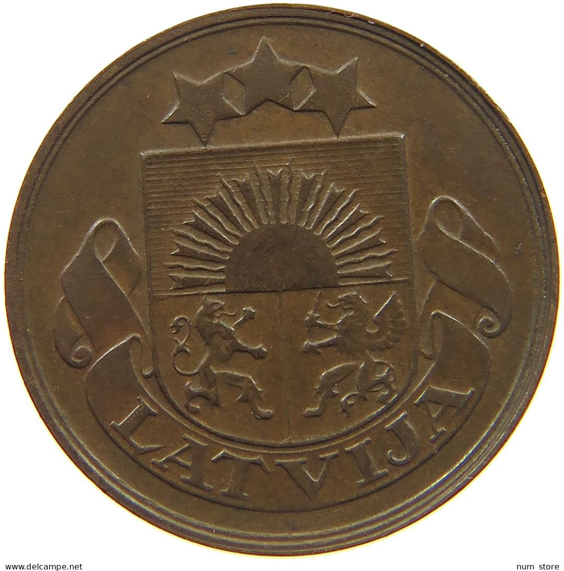 LATVIA 2 SANTIMI 1922  #c022 0501 - Lettonia