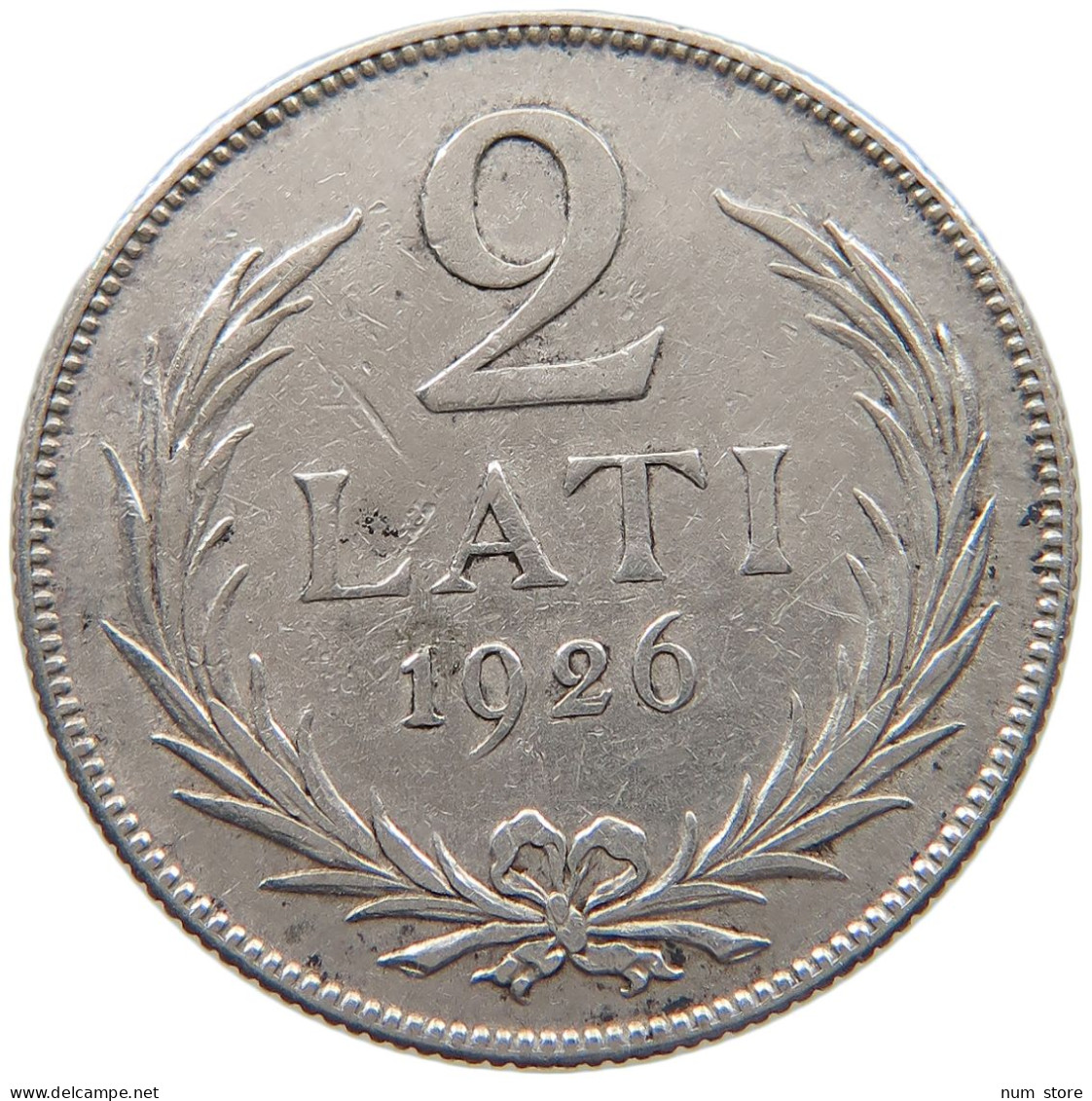 LATVIA 2 LATI 1926  #c016 0263 - Latvia