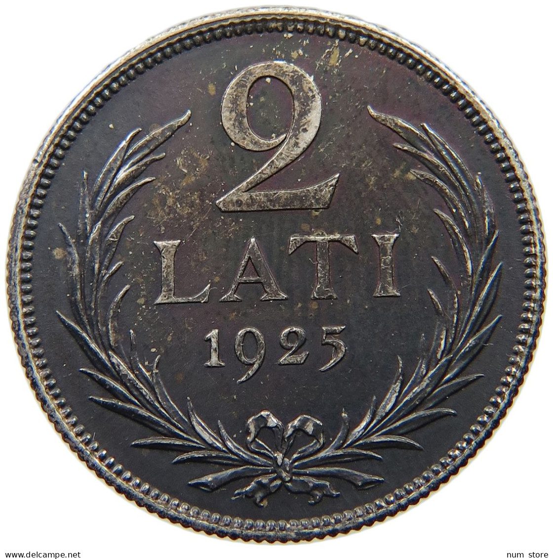 LATVIA 2 LATI 1925  #t090 0361 - Latvia