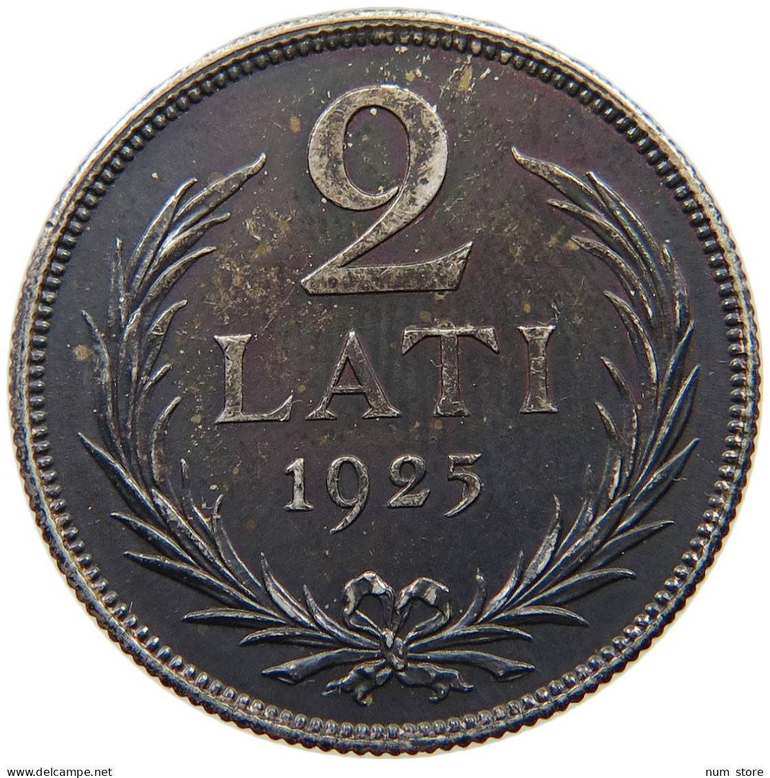 LATVIA 2 LATI 1925  #t090 0361 - Letonia