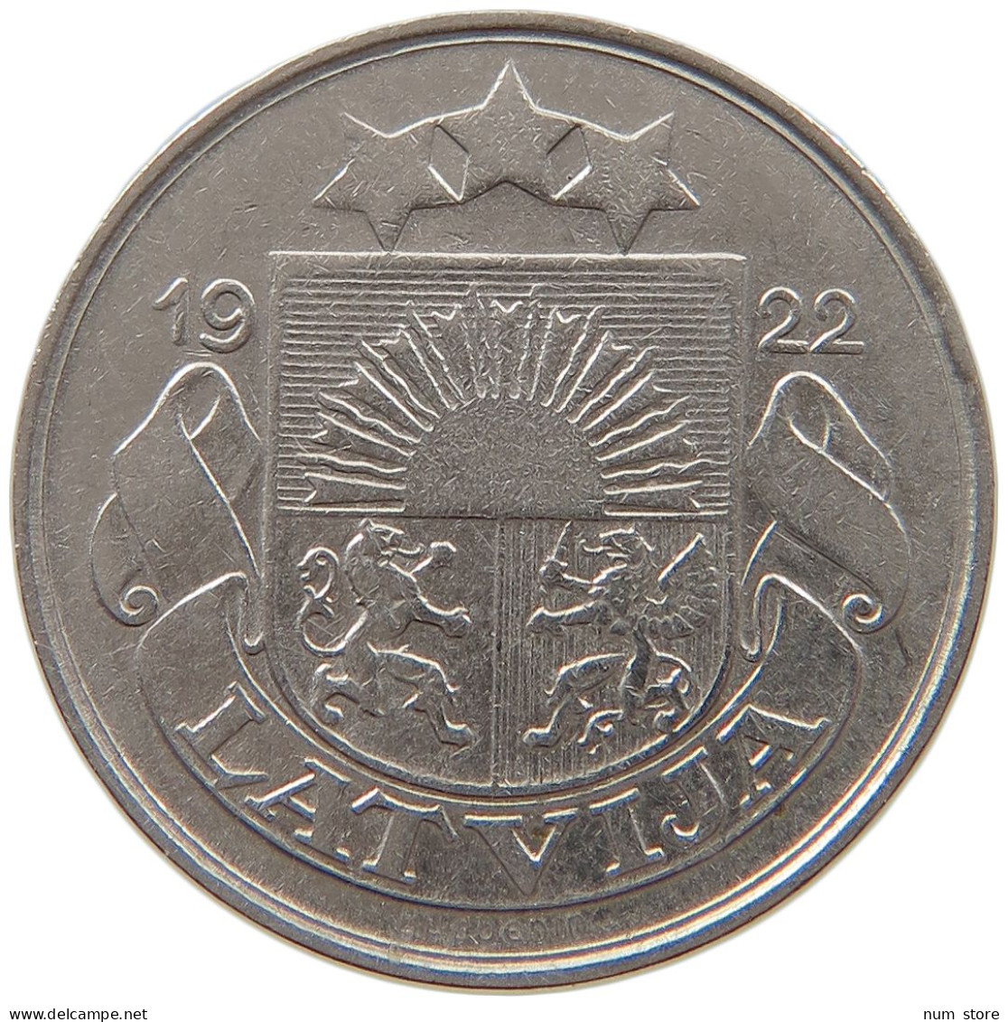 LATVIA 10 SANTIMU 1922  #c066 0035 - Lettonia