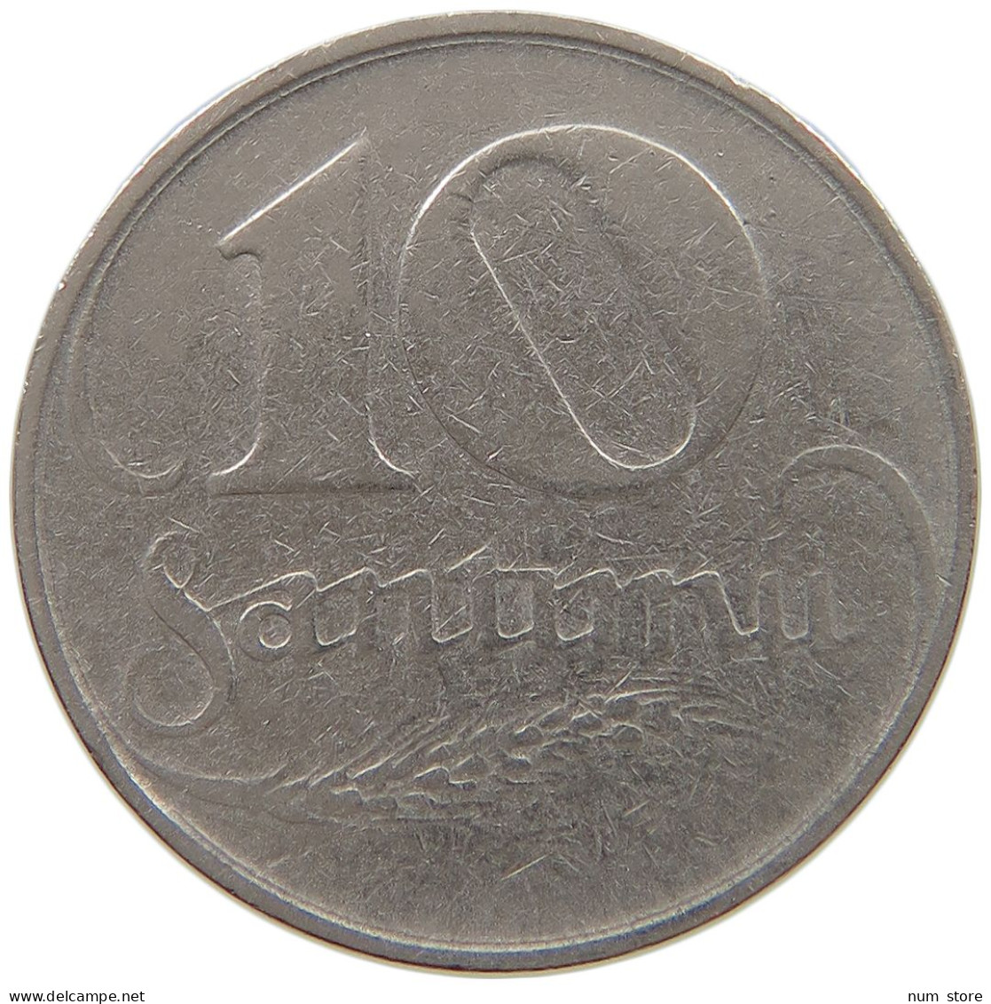 LATVIA 10 SANTIMU 1922  #a073 0053 - Lettonia