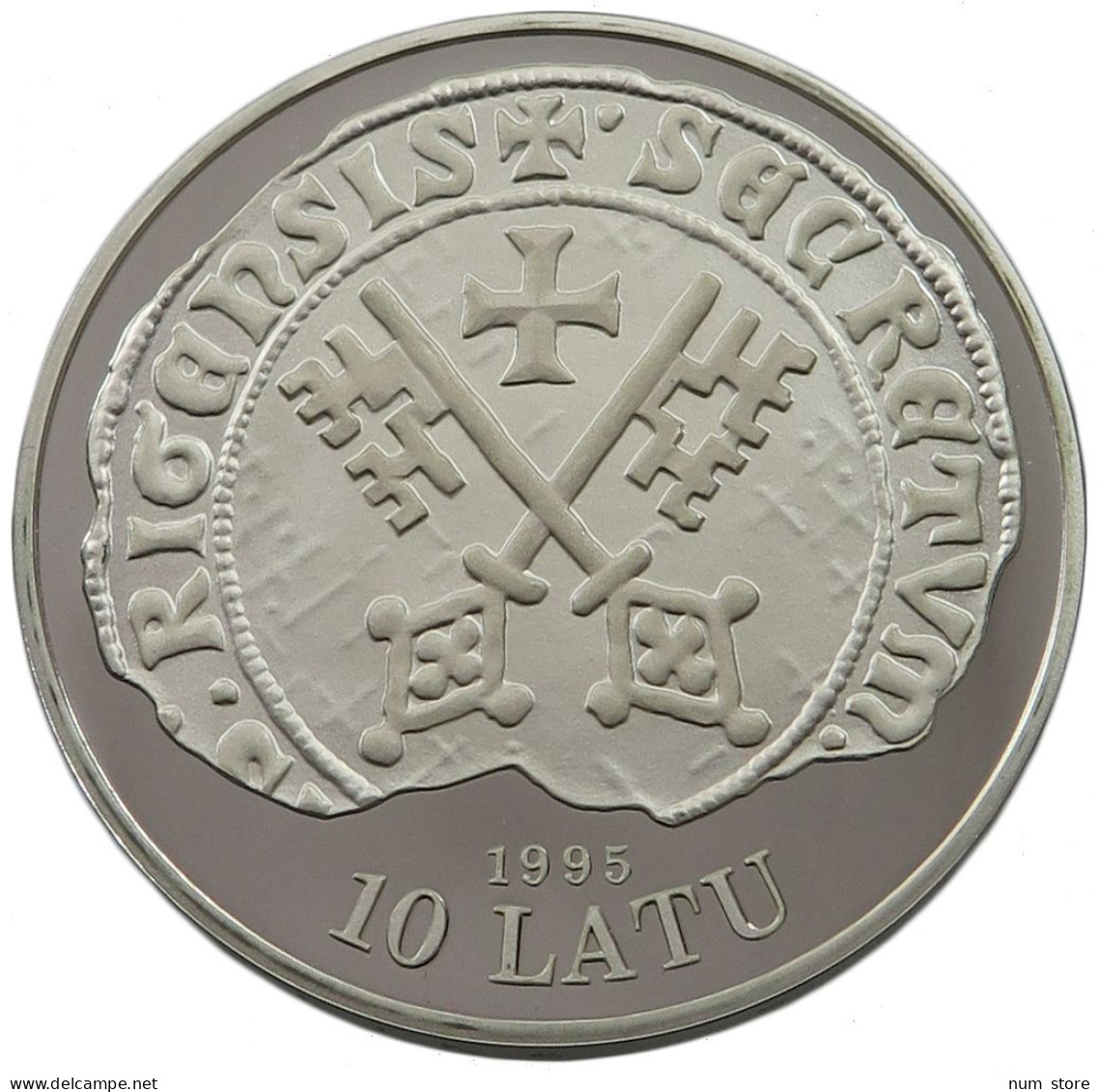 LATVIA 10 LATU 1995 RIGA #w032 0317 - Lettland