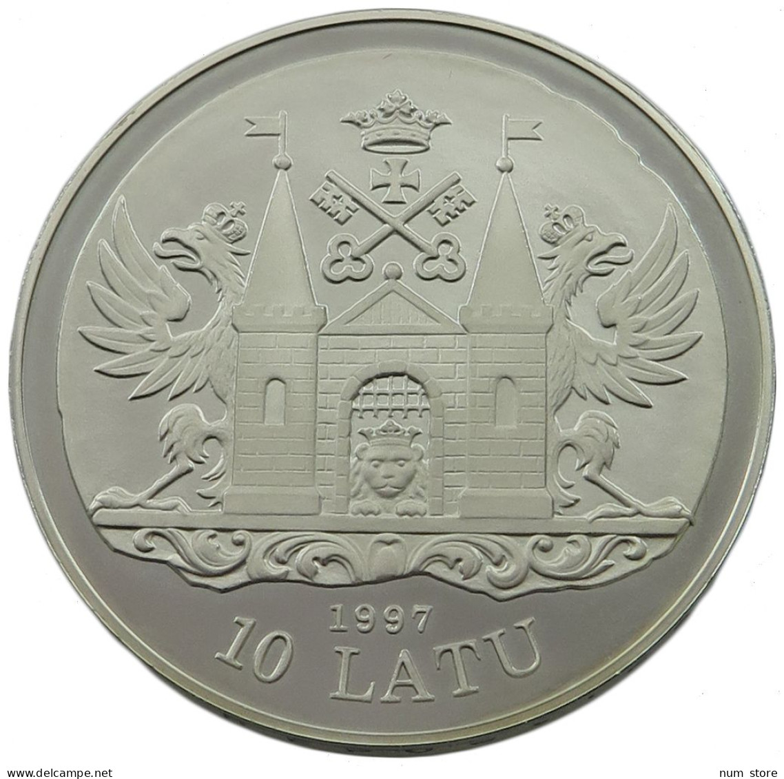 LATVIA 10 LATU 1997 RIGA #w032 0057 - Lettonie