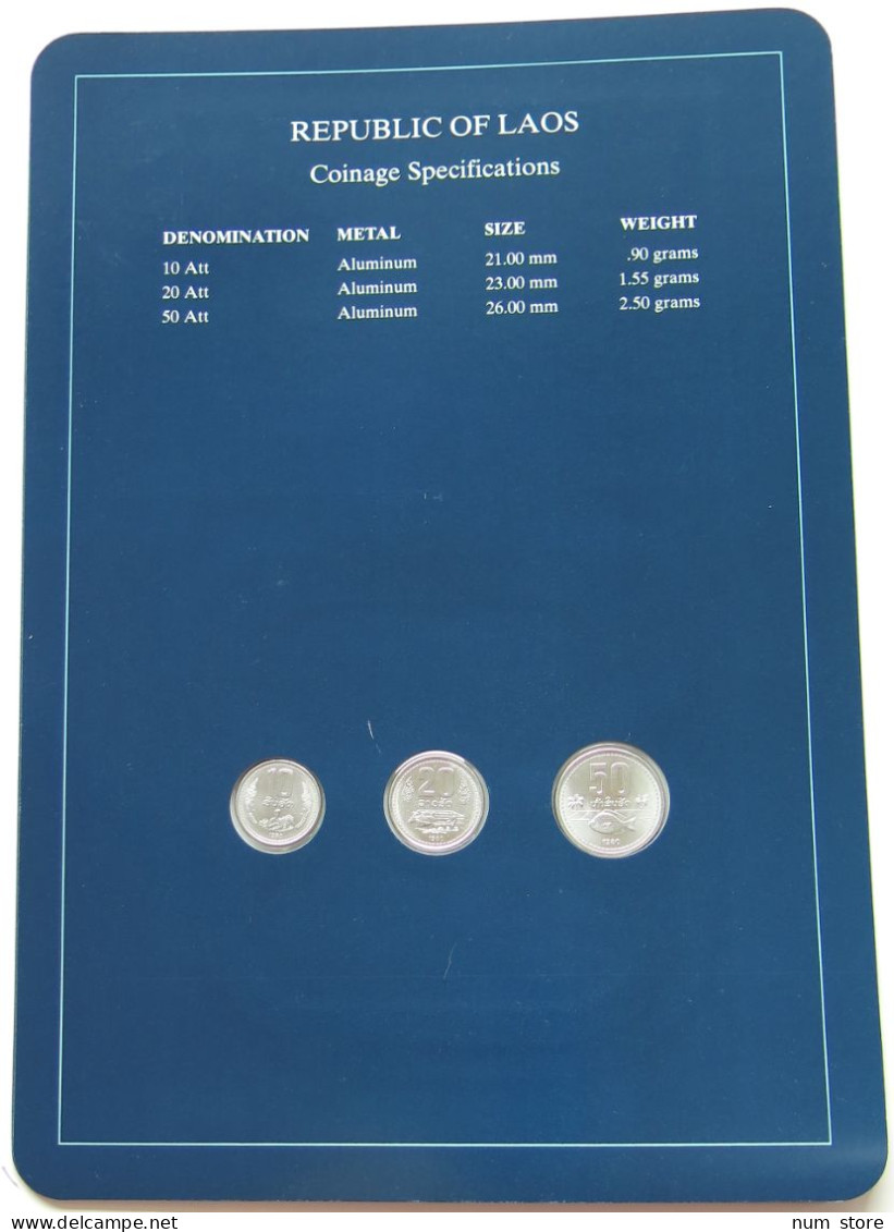 LAOS SET  FRANKLIN MINT #bs09 0001 - Laos