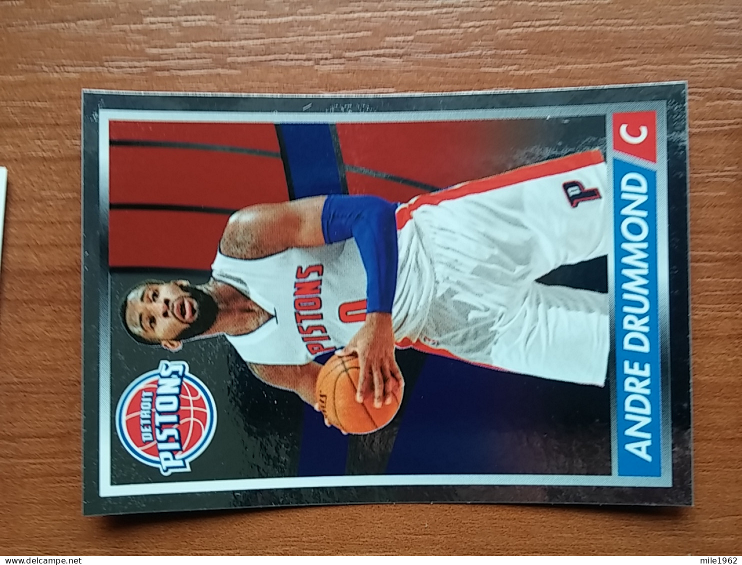 ST 19 - NBA SEASONS 2015-16, Sticker, Autocollant, PANINI, No 102 Andre Drummond Detroit Pistons - Livres