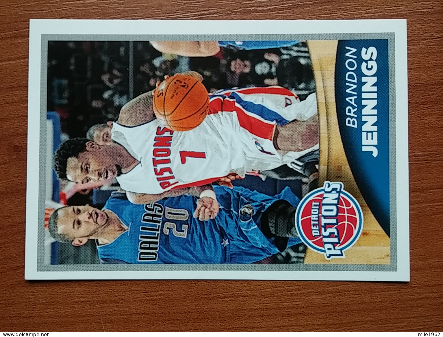 ST 19 - NBA SEASONS 2015-16, Sticker, Autocollant, PANINI, No 104 Brandon Jennings Detroit Pistons - Libri