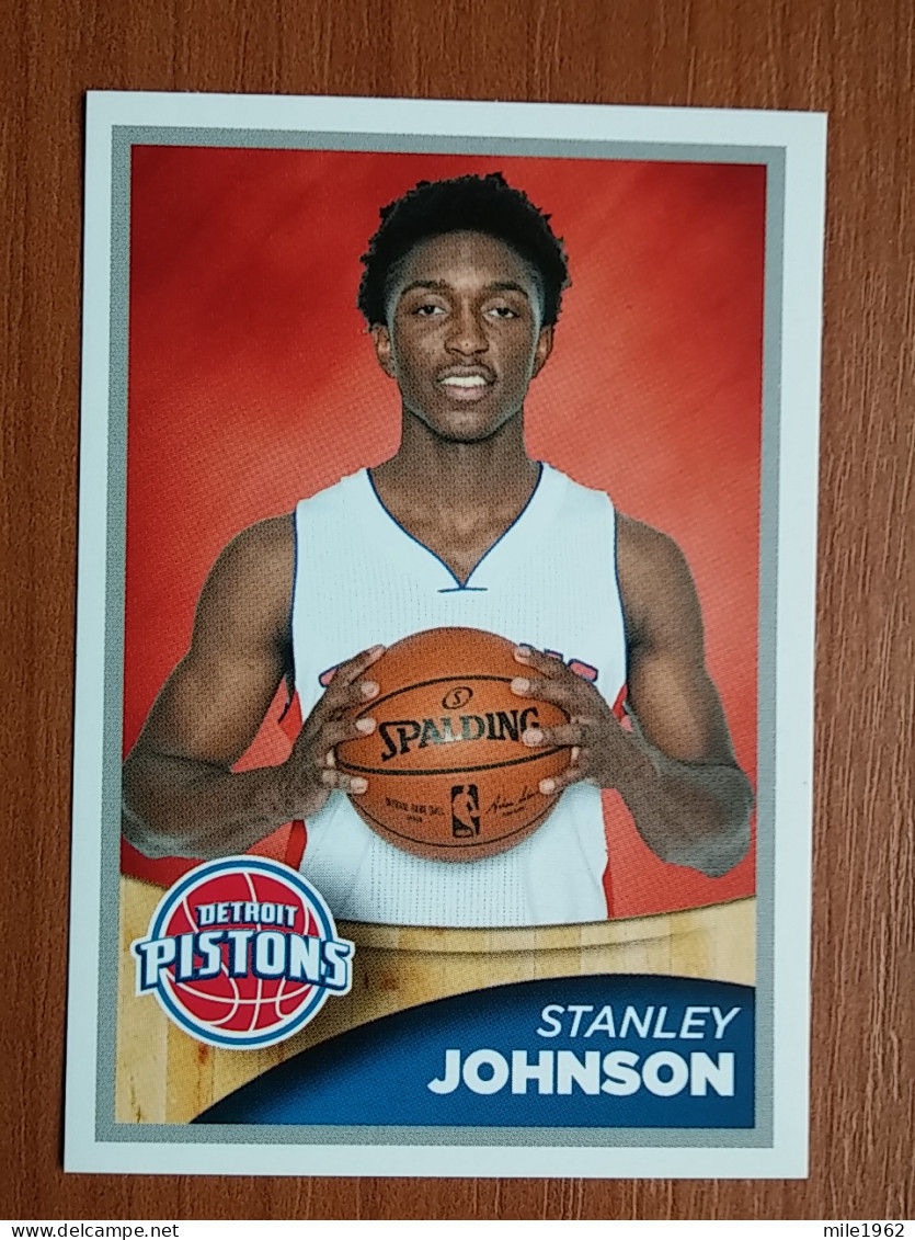 ST 20 - NBA SEASONS 2015-16, Sticker, Autocollant, PANINI, No 109 Stanley Johnson Detroit Pistons - Libros