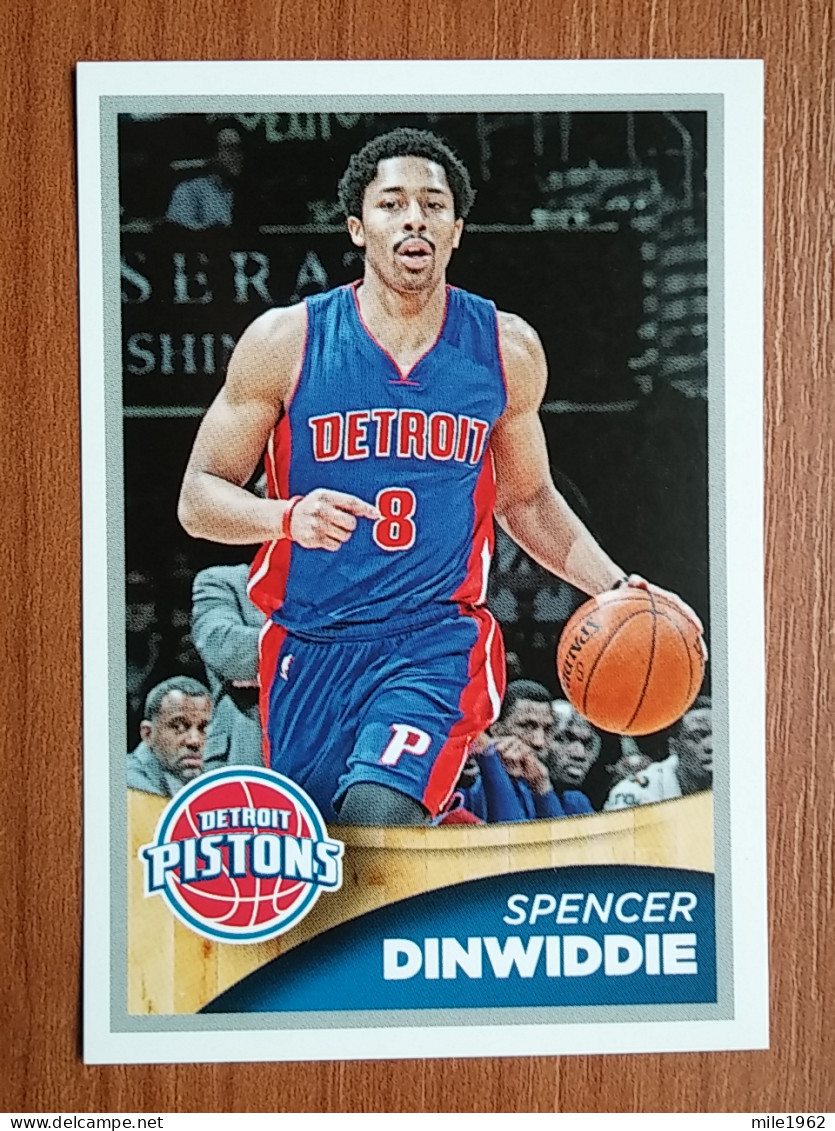 ST 20 - NBA SEASONS 2015-16, Sticker, Autocollant, PANINI, No 110 Spencer Dinwiddie Detroit Pistons - Libros