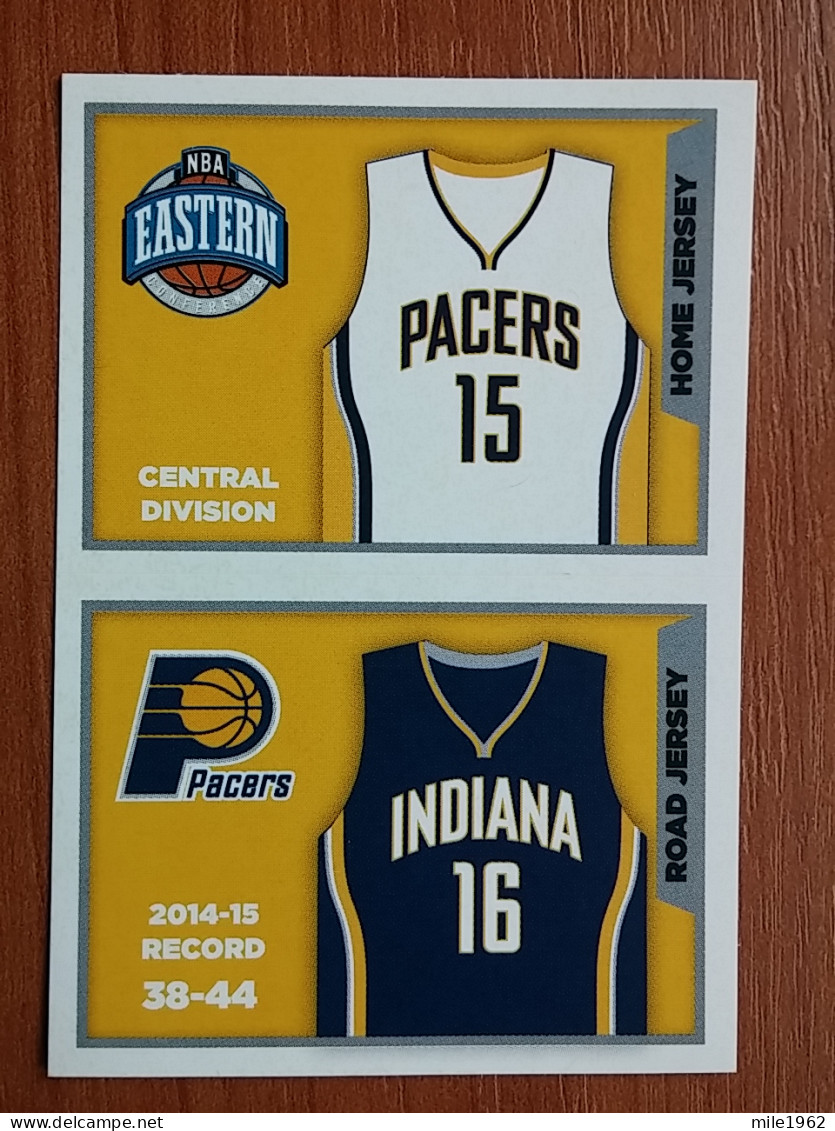 ST 20 - NBA SEASONS 2015-16, Sticker, Autocollant, PANINI, No 118 Home Jersey Indiana Pacers - Libri