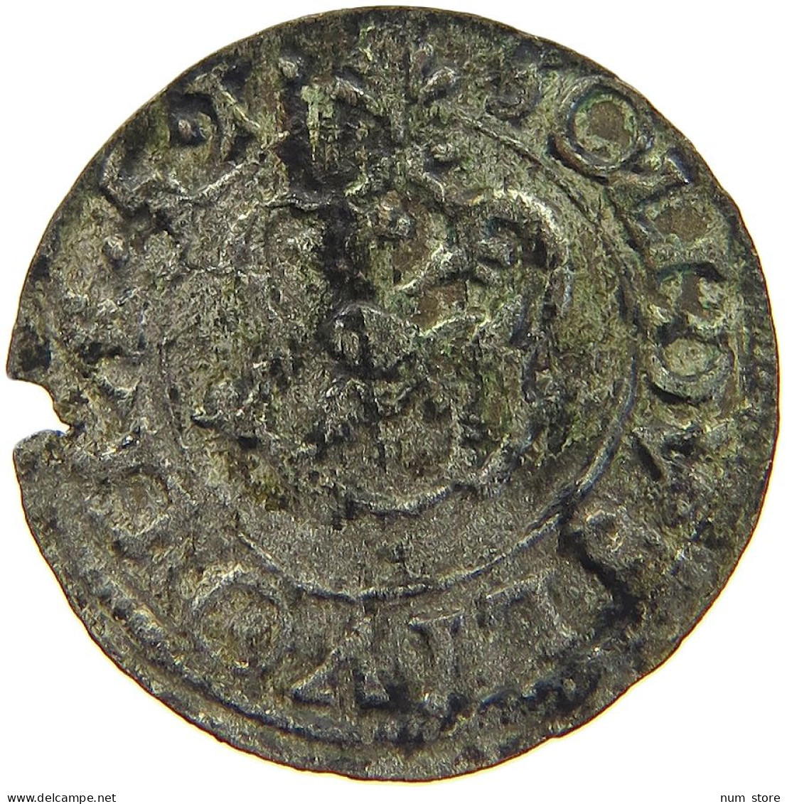 LIVONIA SOLIDUS SCHILLING 1651 Christina (1632-1654) #c039 0487 - Litauen