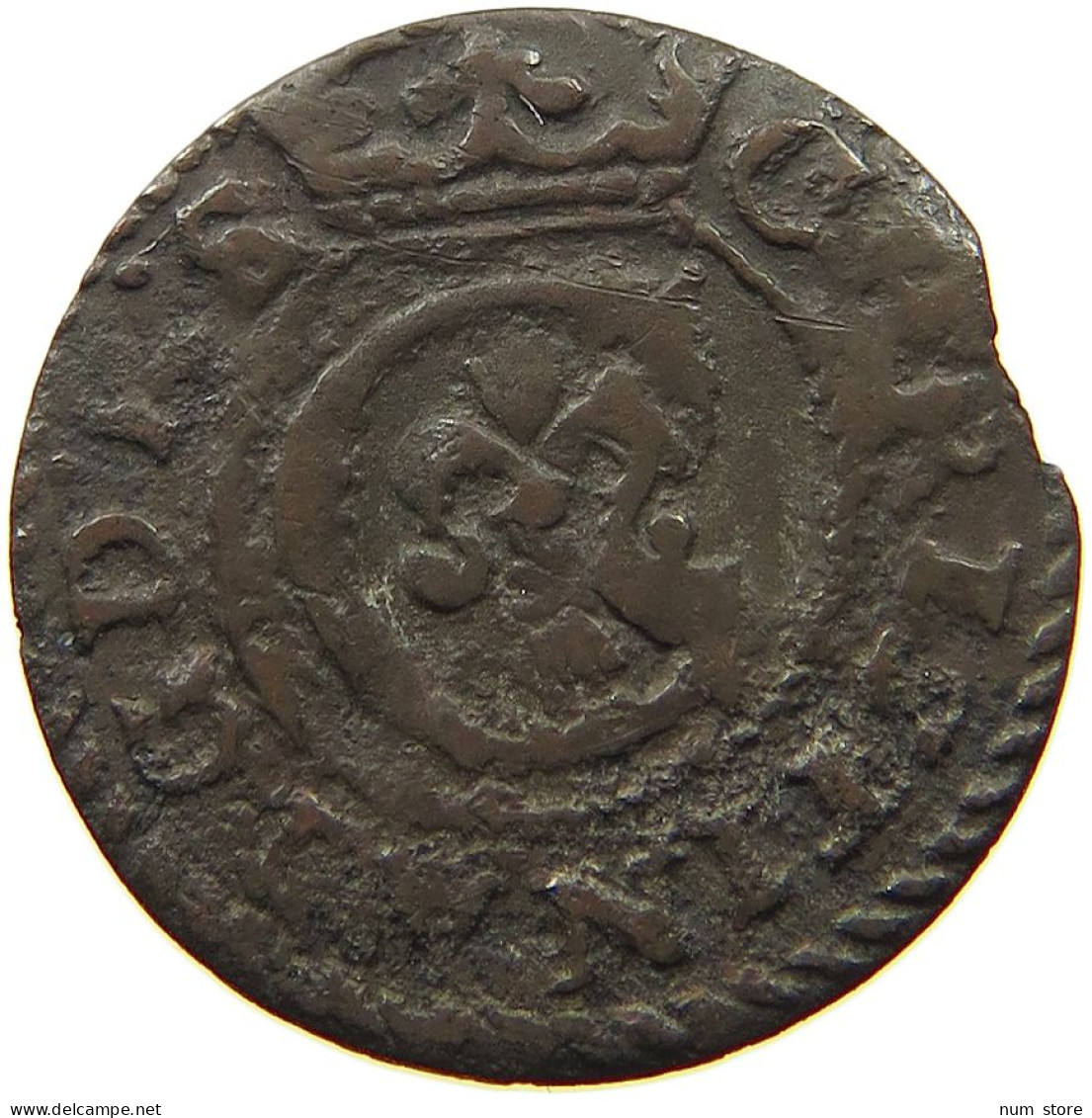 LIVONIA SOLIDUS 1640 RIGA #t129 0781 - Lituania