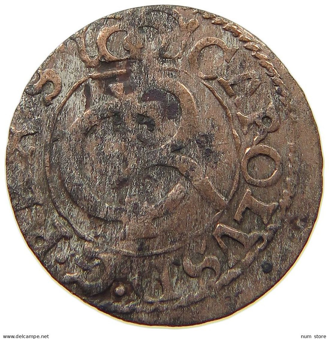LIVONIA SCHILLING SOLIDUS 1661 Karl XI. (1660-1697) #a045 0527 - Lithuania