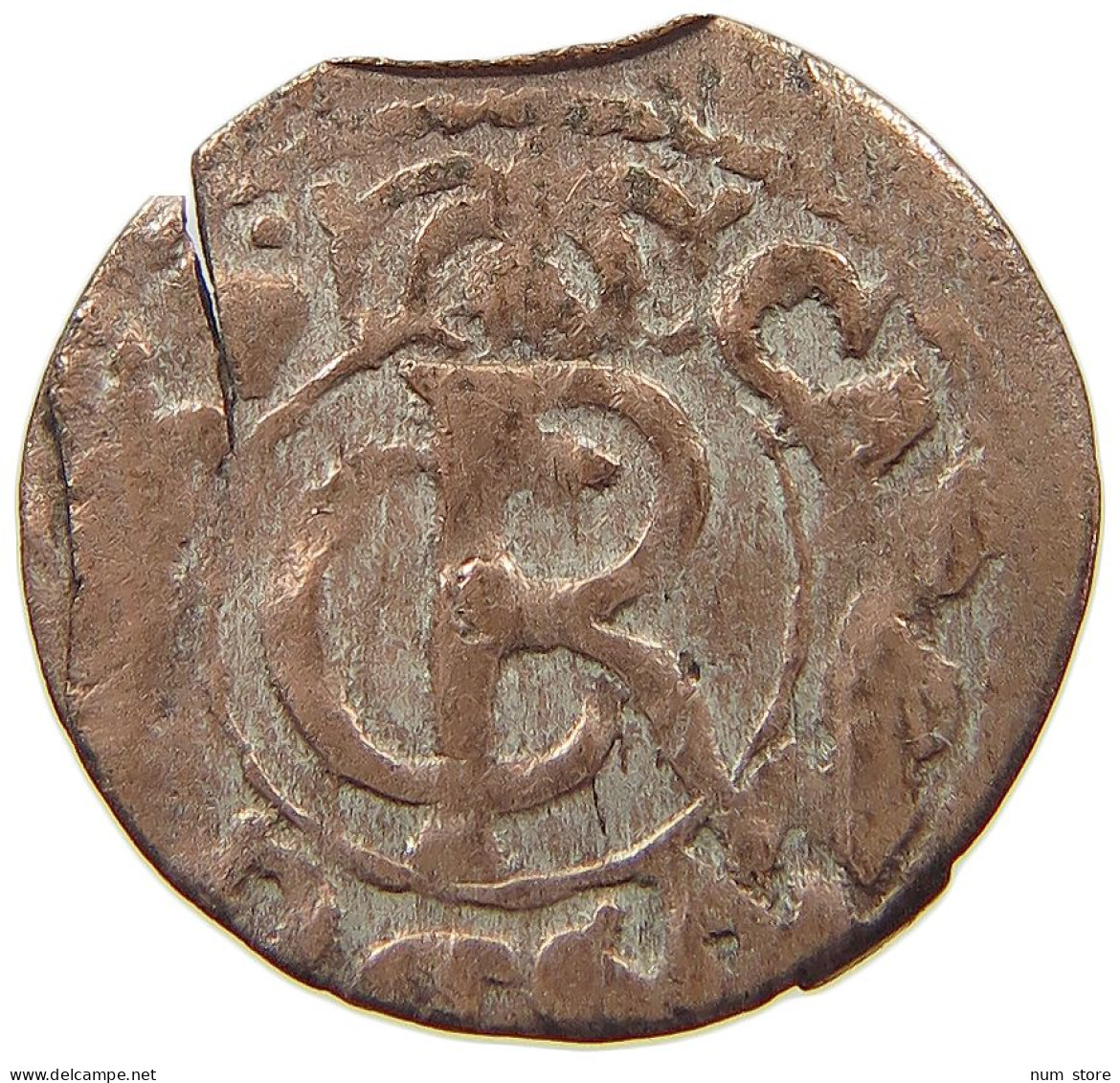 LIVONIA SCHILLING SOLIDUS 1663 Karl XI. (1660-1697) #a045 0523 - Litouwen