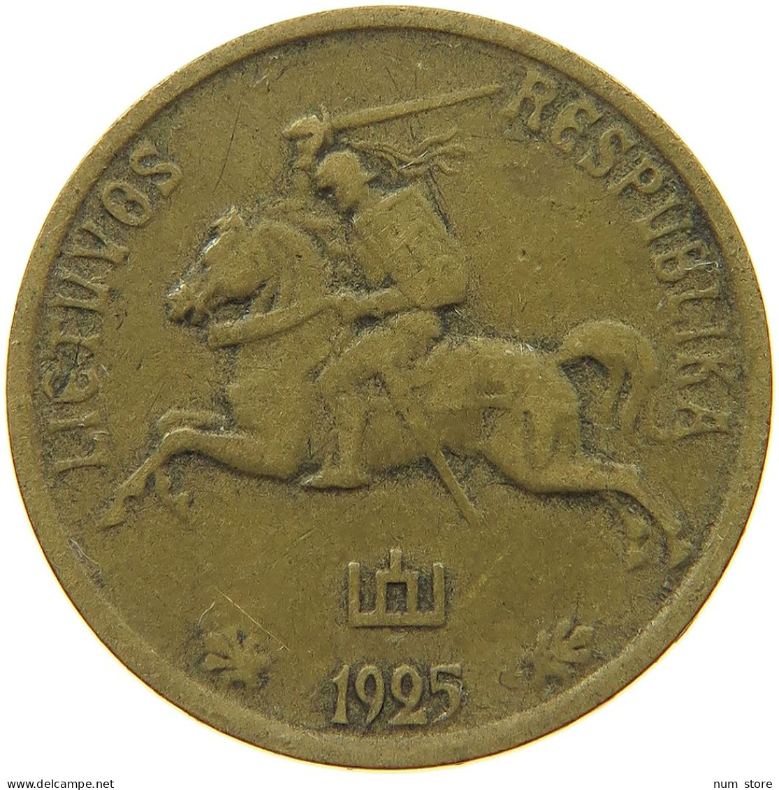 LITHUANIA 5 CENTAI 1925  #s073 0809 - Lituanie